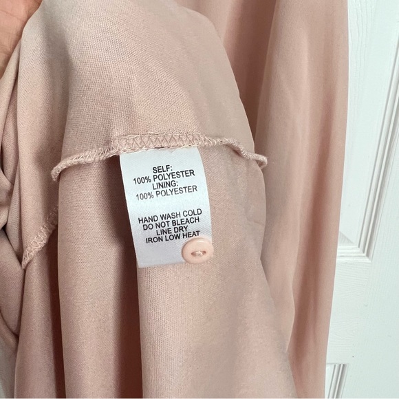 Lulu’s | Utterly Enchanting Lined Sleeveless Maxi Dress Gown Blush Medium - Picture 11 of 11